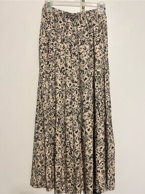 Floral maxi skirt